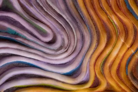 Abstract paint swirl macro Stock Photos
