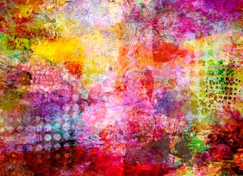 Abstract paint texture artwork Stock Illustration