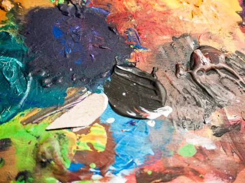 Abstract Paint Texture Stock Illustration