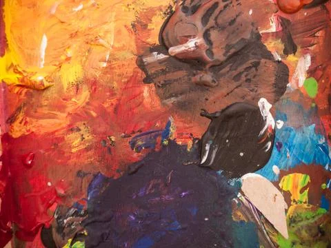 Abstract Paint Texture Stock Illustration