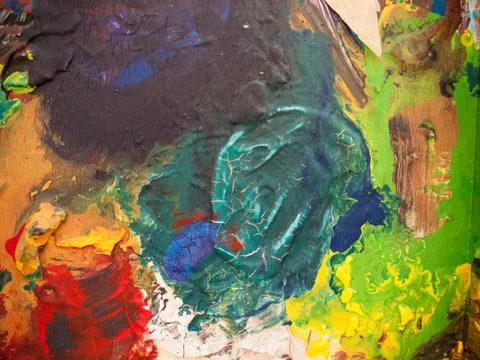 Abstract Paint Texture Stock Illustration