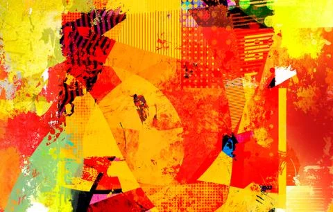 Abstract paint textures background Stock Illustration