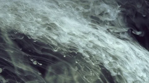 Abstract paint in water Stock Footage 78584239