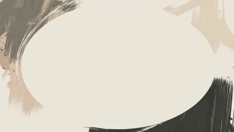 Abstract painted brush stroke background with large center copy space, hand.. Stock Footage 342046466