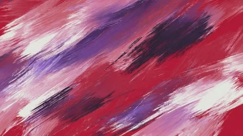 Abstract painted brush stroke background with diagonal color streaks, hand .. 库存影片 342047021