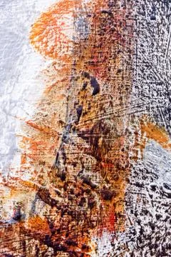 Abstract painted canvas Stock Illustration