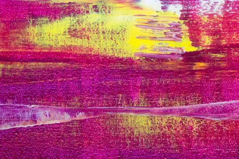 Abstract painted canvas. Oil paints on a palette Stock-Fotos