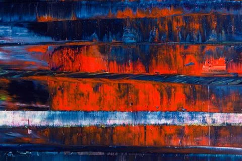 Abstract painted canvas. Oil paints on a palette Stock-Fotos