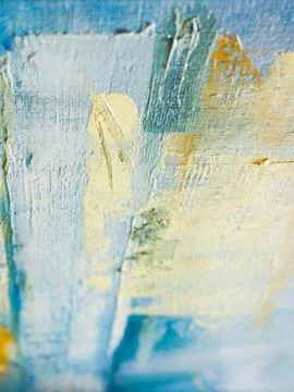 Abstract painted canvas. Oil paints on a palette Stock-Fotos