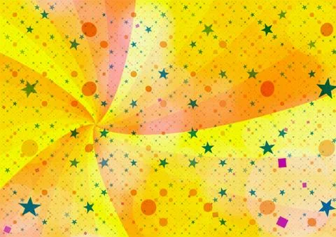 Abstract painted summer background Stock-Illustration