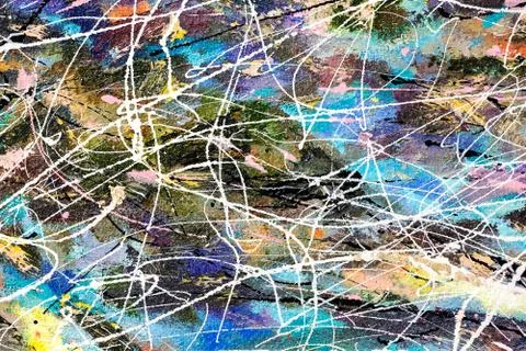 Abstract painted surface Illustrazione stock