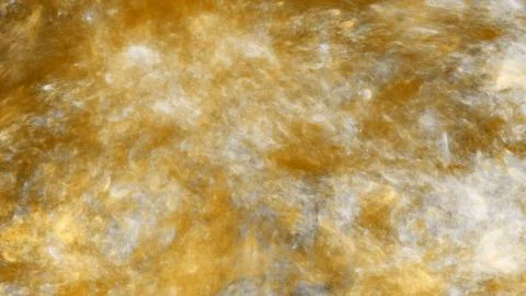 Abstract painted texture. Chaotic grey and yellow strokes. Fractal background Stock Illustration