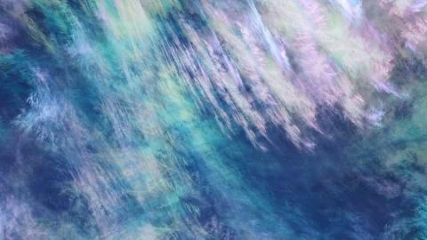 Abstract painted texture. Chaotic violet and blue strokes. Fractal background Stock Illustration