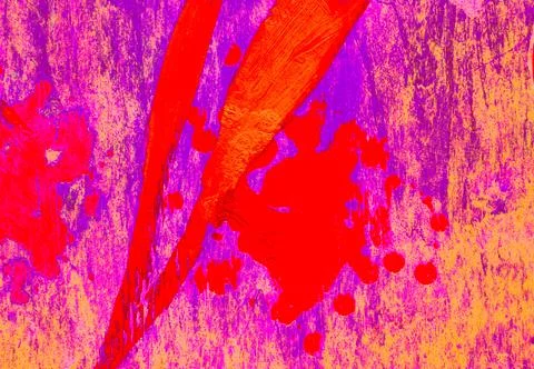 Abstract painted texture with random colored spots and strokes, modified co.. Stock Photos