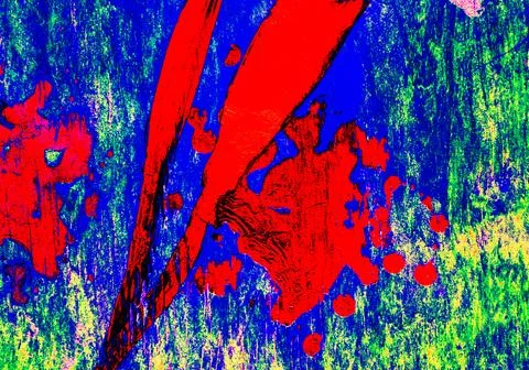 Abstract painted texture with random colored spots and strokes, modified co.. Stock Photos