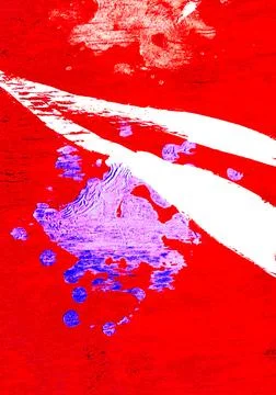 Abstract painted texture with random colored spots and strokes, modified colo Stock Photos