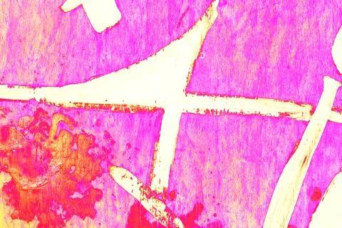 Abstract painted texture with random colored spots and strokes, modified co.. Stock Photos