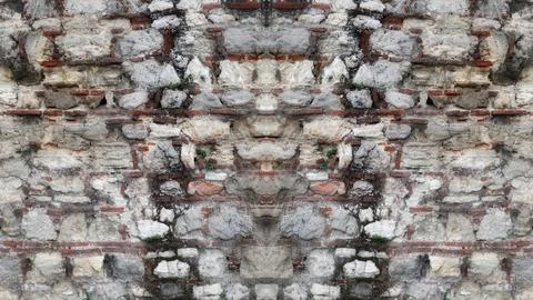 Abstract Painted Vintage Ethnic Solid Wall Pattern Rough Surface Art Stonewal Foto stock