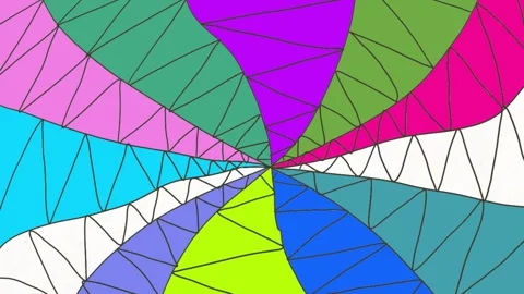 Abstract Painterly Lines Animation Stock Footage 333858288