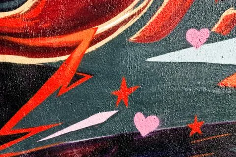 Abstract painting background Stock Illustration
