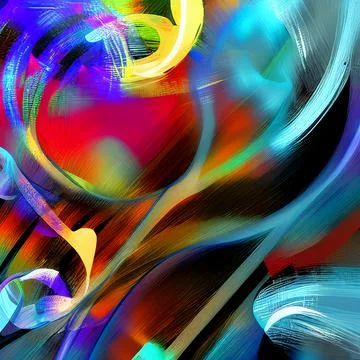 Abstract painting background Stock Illustration