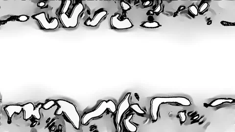 Abstract, Painting-Like Border Effect Stock Footage 148402644