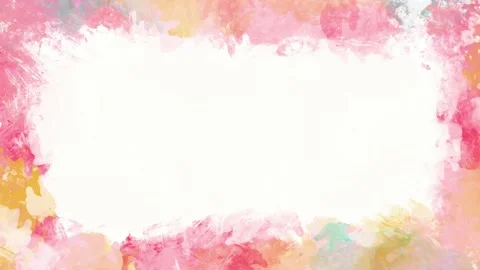 Abstract Painting Frame Loop Animation. Video stock 172578059