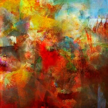 Abstract painting Stock Illustration