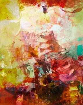 Abstract painting Stock Illustration