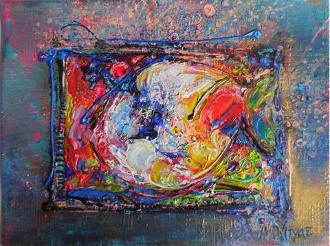 Abstract Painting Illustrazione stock