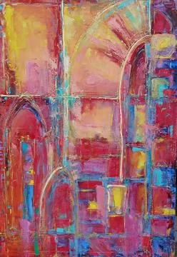 Abstract Painting Illustrazione stock