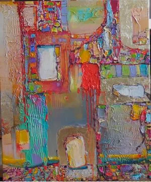 Abstract Painting Illustrazione stock