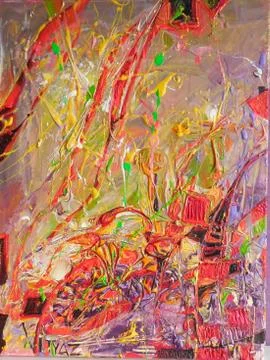Abstract Painting Illustrazione stock