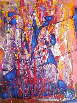 Abstract Painting Illustrazione stock
