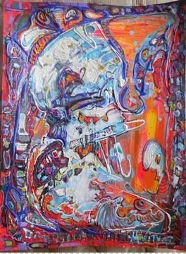 Abstract Painting Illustrazione stock