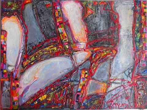 Abstract Painting Illustrazione stock
