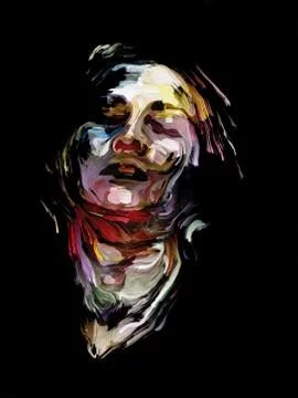 Abstract Painting. Stock Illustration