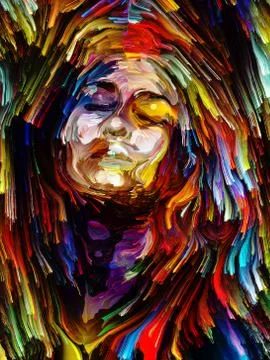 Abstract Painting. Stock Illustration