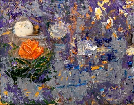 Abstract Painting Stock Illustration