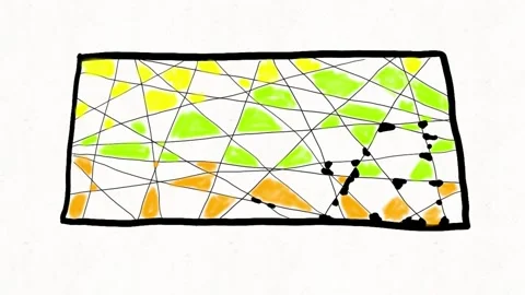 Abstract Painting Process Animation Stock Footage 331633966