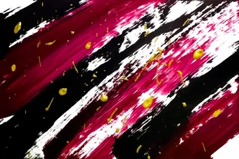 Abstract painting template. Stock Illustration