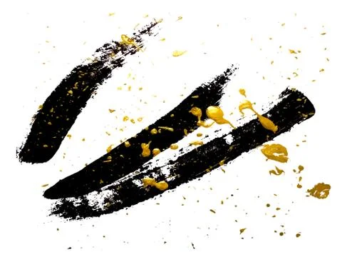 Abstract painting template. Stock Illustration