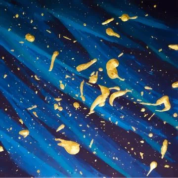 Abstract painting template. Stock Illustration