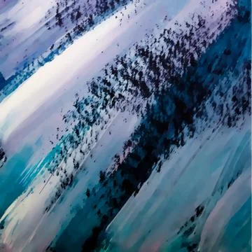 Abstract painting template. Stock Illustration