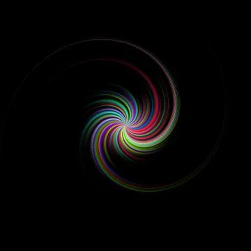 Abstract  paints gradient mesh waves. Colorful smooth Stock Illustration