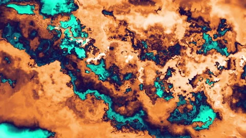Abstract paints slowly spread Stock Footage 135411604
