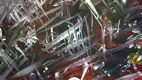 Abstract paints of various colors Stock-Footage 154426723
