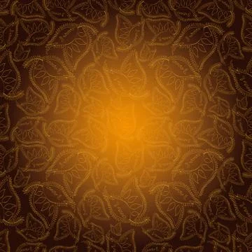 Abstract paisley pattern Illustrazione stock