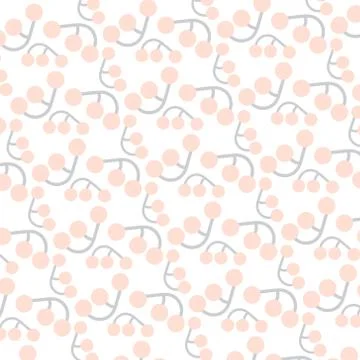 Abstract pale background with a pattern similar to berry brushes Stock Illustration