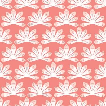 Abstract palm leaf pattern design . Vector tropical foliage seamless repeat Illustrazione stock